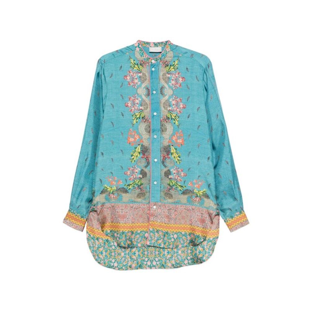 Pierre Louis Mascia Women's Printed Silk Shirt